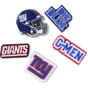 NFL New York Giants, σετ 5 γούρια Jibbitz για παπούτσια