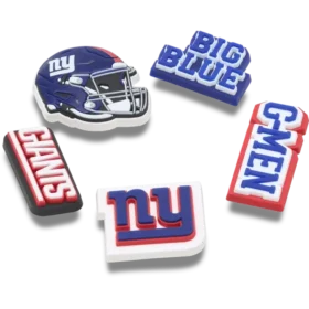 NFL New York Giants, σετ 5 γούρια Jibbitz για παπούτσια
