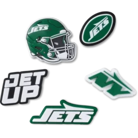 NFL New York Jets, σετ 5 γούριας Jibbitz για παπούτσια