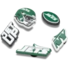 NFL New York Jets, σετ 5 γούριας Jibbitz για παπούτσια NFL New York Jets, σετ 5 γούριας Jibbitz για παπούτσια