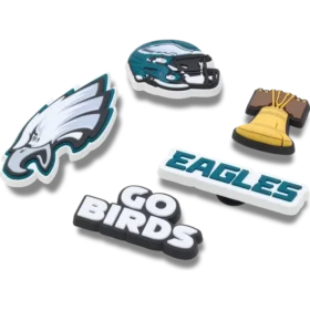 NFL Philadelphia Eagles, σετ 5 γούρια Jibbitz για παπούτσια