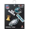 NFL Philadelphia Eagles, σετ 5 γούρια Jibbitz για παπούτσια NFL Philadelphia Eagles, σετ 5 γούρια Jibbitz για παπούτσια