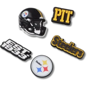 NFL Pittsburgh Steelers, σετ 5 γούρια Jibbitz για παπούτσια