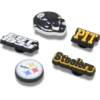 NFL Pittsburgh Steelers, σετ 5 γούρια Jibbitz για παπούτσια NFL Pittsburgh Steelers, σετ 5 γούρια Jibbitz για παπούτσια