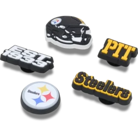 NFL Pittsburgh Steelers, σετ 5 γούρια Jibbitz για παπούτσια