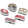 NFL San Francisco 49ers, σετ 5 γούριας Jibbitz για παπούτσια NFL San Francisco 49ers, σετ 5 γούριας Jibbitz για παπούτσια