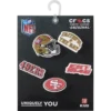 NFL San Francisco 49ers, σετ 5 γούριας Jibbitz για παπούτσια NFL San Francisco 49ers, σετ 5 γούριας Jibbitz για παπούτσια