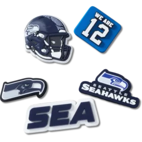 NFL Seattle Seahawks, σετ 5 γούρια Jibbitz για παπούτσια