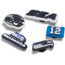 NFL Seattle Seahawks, σετ 5 γούρια Jibbitz για παπούτσια