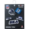 NFL Seattle Seahawks, σετ 5 γούρια Jibbitz για παπούτσια NFL Seattle Seahawks, σετ 5 γούρια Jibbitz για παπούτσια