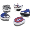NHL® Montreal Canadiens® Σετ 5 γούρια Jibbitz™