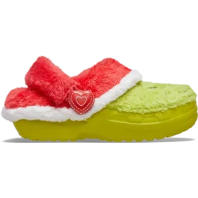 Παιδικά κλασικά Classic Lined Clog με επένδυση «The Grinch» – Crocs