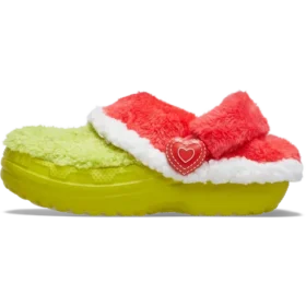 Παιδικά κλασικά Classic Lined Clog με επένδυση «The Grinch» – Crocs