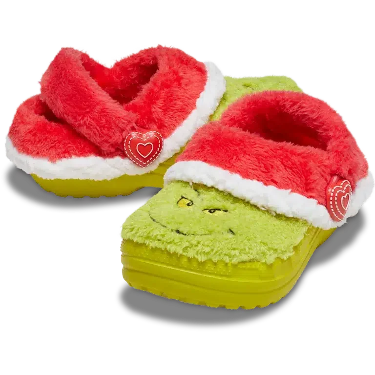 Παιδικά κλασικά Classic Lined Clog με επένδυση «The Grinch» – Crocs Παιδικά κλασικά Classic Lined Clog με επένδυση «The Grinch» – Crocs