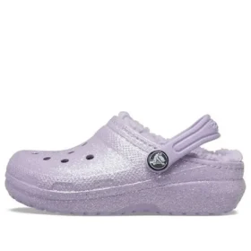 Παιδικά παπούτσια Classic Lined Clog με Glitter «Μωβ»