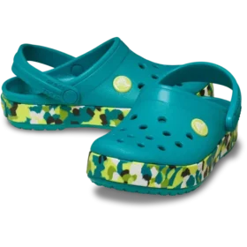 Παιδικά σαμπό Crocband Glow Confetti Band Crocband Clog