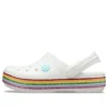 Παπούτσια Crocband Rainbow «Λευκό Πολύχρωμο»