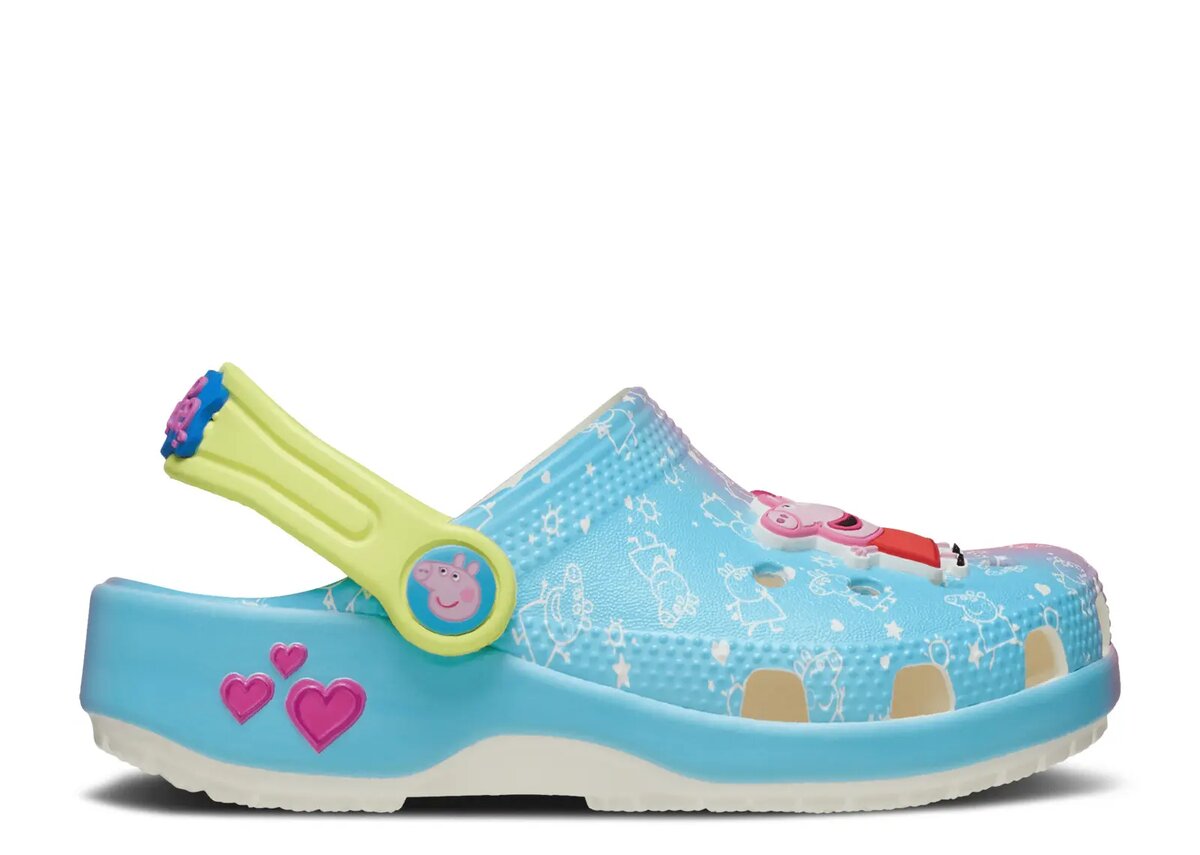 Peppa Pig x Classic Clog για νήπια «Blue Pink Gradient» Peppa Pig x Classic Clog για νήπια «Blue Pink Gradient»