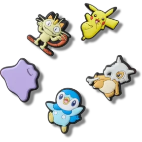 Ποικιλία Pokemon, σετ 5 τεμαχίων Γούρια Jibbitz™
