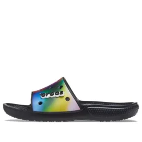 Πολύχρωμες Casual Unisex Πολύχρωμες Μαύρες Παντόφλες