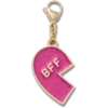 Ροζ Glitter BFF Γούρια Jibbitz αριστερά για τα παπούτσια Ροζ Glitter BFF Γούρια Jibbitz αριστερά για τα παπούτσια