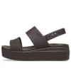 Σανδάλια Brooklyn Croco Low Espresso «Brown»