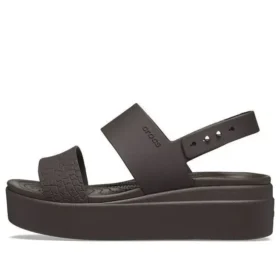 Σανδάλια Brooklyn Croco Low Espresso «Brown»