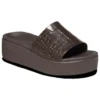 Σανδάλια Brooklyn Croco Shine Slide “Espresso”