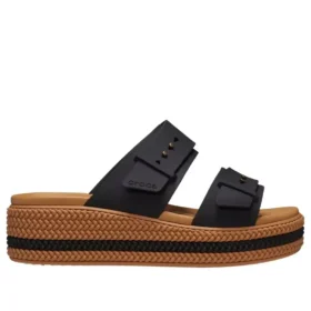 Σανδάλια Brooklyn Woven Buckle “Μαύρο-Καφέ”