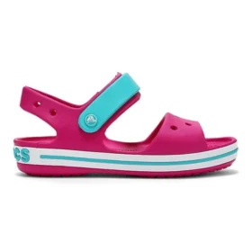 Σανδάλια Crocband με κλείσιμο με λουράκι “Pink Blue”