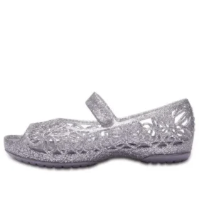 Σανδάλια Isabella Glitter Peep Toe “Silver”