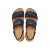 Σανδάλια με πλεκτή σόλα και τακούνι Brooklyn “Blue Brown”