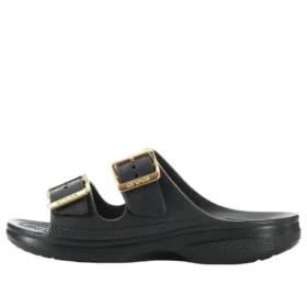 Σανδάλια Saturday με μεταλλική αγκράφα “Black”