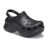 Σανδάλια Small Whale Retro Crocs με παχιά σόλα, μαύρα