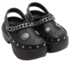Σανδάλια Stomp Clog με διακοσμητικά στοιχεία “Black”