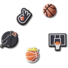 Σειρά 5 γούρων Jibbitz™ «Basketball Team»