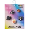 Σειρά 5 γούρων Jibbitz™ «Basketball Team»