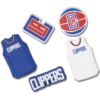 Σειρά 5 γούρων Jibbitz™ NBA Los Angeles Clippers