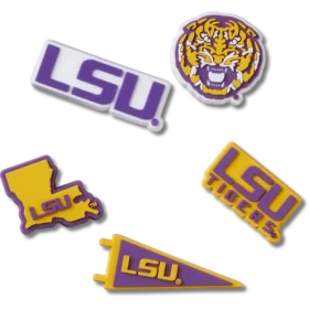 Σειρά 5 γούρων Jibbitz του LSU