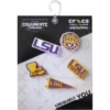 Σειρά 5 γούρων Jibbitz του LSU
