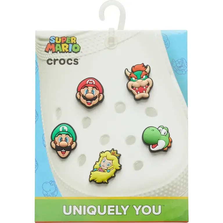 Σετ 5 γούριων Jibbitz για παπούτσια Super Mario™ Σετ 5 γούριων Jibbitz για παπούτσια Super Mario™