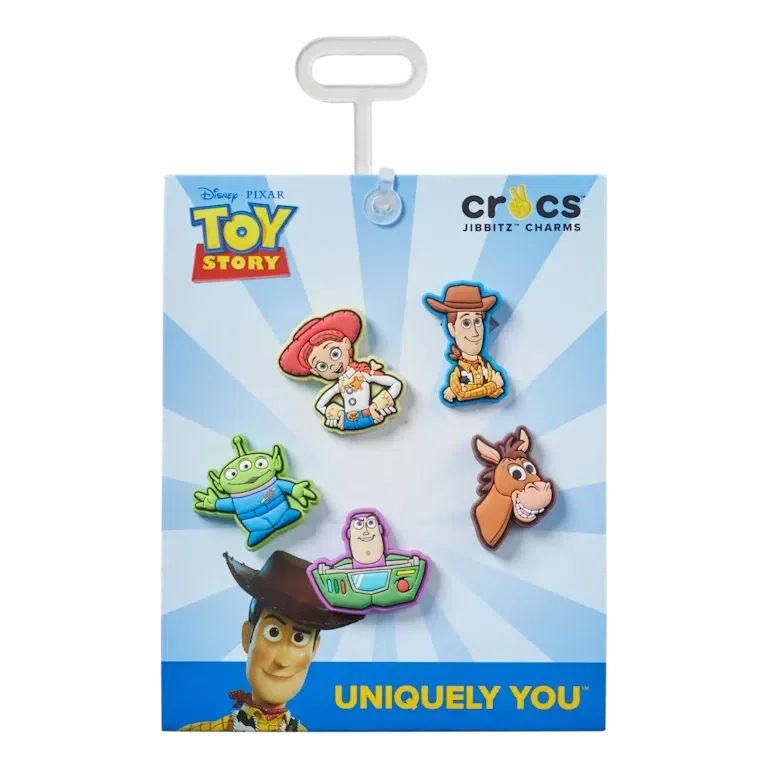 Σετ 5 γούρων για παπούτσια Jibbitz™ «Toy Story» της Disney Pixar Σετ 5 γούρων για παπούτσια Jibbitz™ «Toy Story» της Disney Pixar