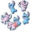Σετ 5 γούρων Jibbitz για παπούτσια Disney Stitch & Angel Σετ 5 γούρων Jibbitz για παπούτσια Disney Stitch & Angel