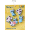 Σετ 5 γούρων Jibbitz για παπούτσια Disney Stitch & Angel Σετ 5 γούρων Jibbitz για παπούτσια Disney Stitch & Angel