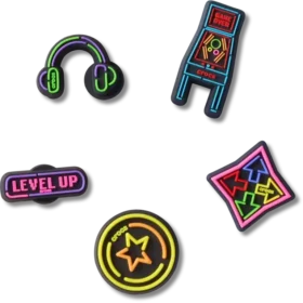 Σετ 5 γούρων Jibbitz™ «Level up Gamer»