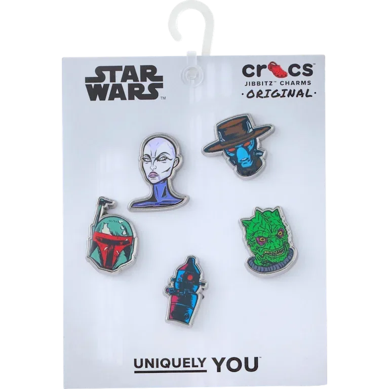 Σετ 5 γούρων Jibbitz™ με χαρακτήρες από το Star Wars™ Σετ 5 γούρων Jibbitz™ με χαρακτήρες από το Star Wars™