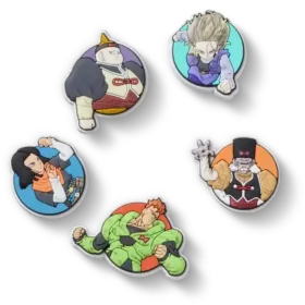 Σετ 5 τεμαχίων με 2 γούρια Jibbitz™ Dragon Ball Z