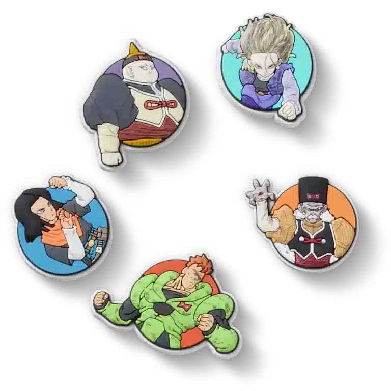 Σετ 5 τεμαχίων με 2 γούρια Jibbitz™ Dragon Ball Z Σετ 5 τεμαχίων με 2 γούρια Jibbitz™ Dragon Ball Z