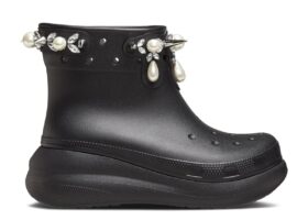 Simone Rocha x Classic Crush Boot «Μαύρο»