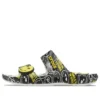 SmileyWorld x Classic Sandal «Μαύρο-Λευκό»
